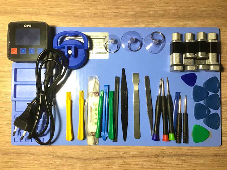 Station för reparation: iphone, ipad el likn.