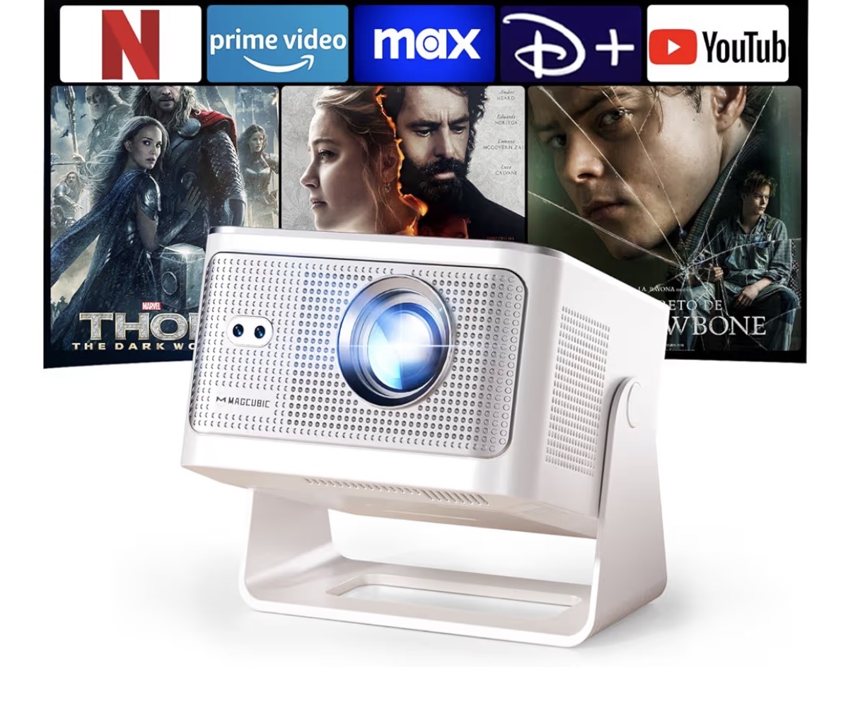 Ljusstark projektor | projektor & 100" duk | filmkväll, sport, tv spel, konsol, event, karaoke mm
