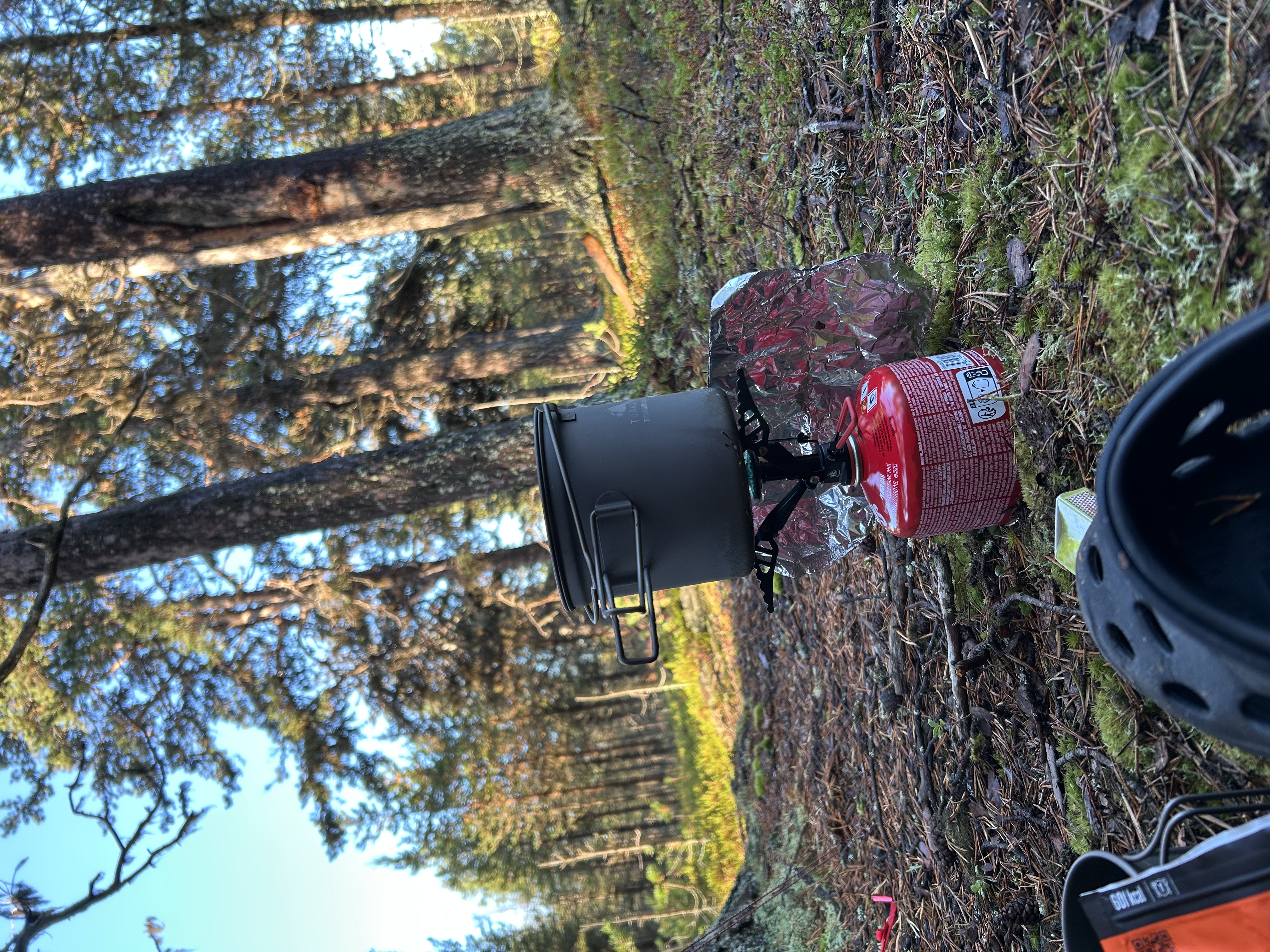 Toaks 1100ml titaanikattila + keitin