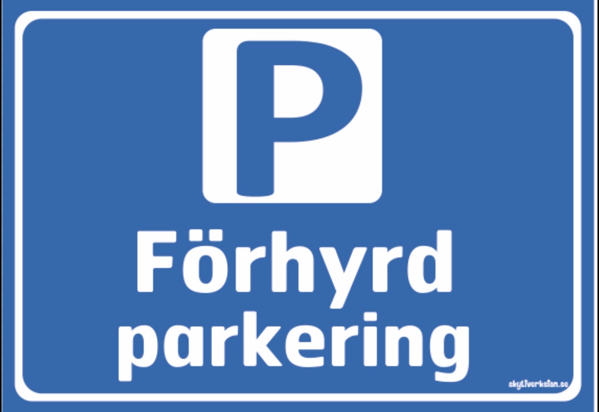 Parkeringsplats i råsunda uthyres