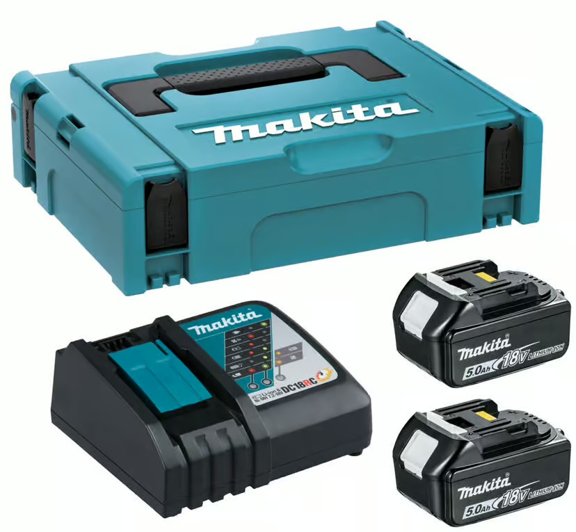 Makita 18v batteri og lader