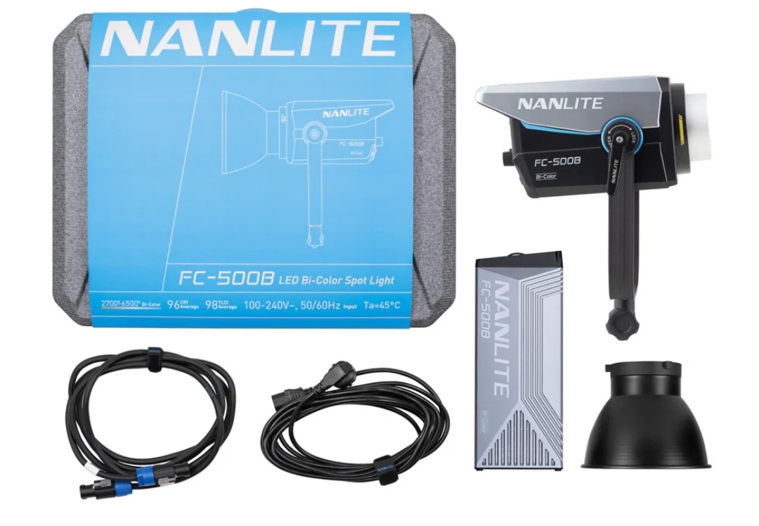 Nanlite fc-500b led bi-colour spot light