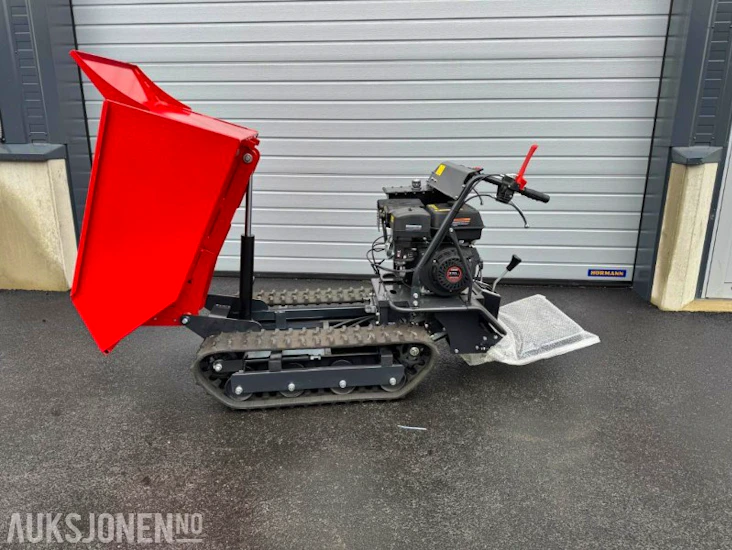 Mini dumper 500 kg med førerplattform