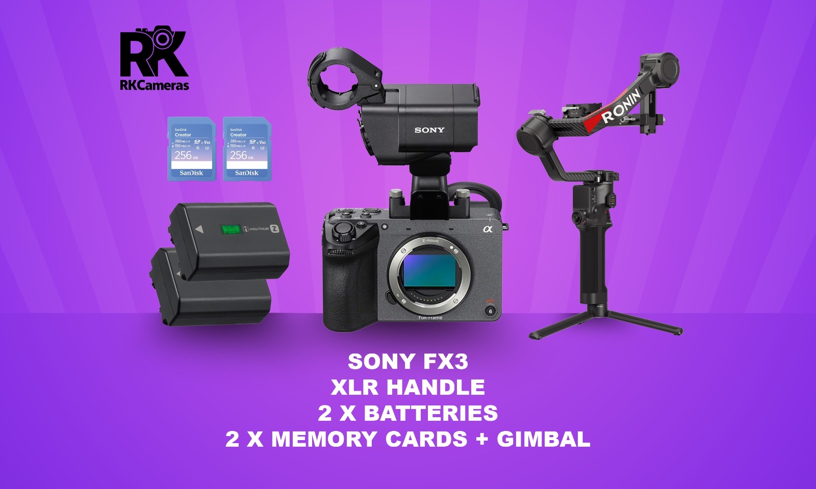 Sony fx3 + gimbal rs4 pro combo