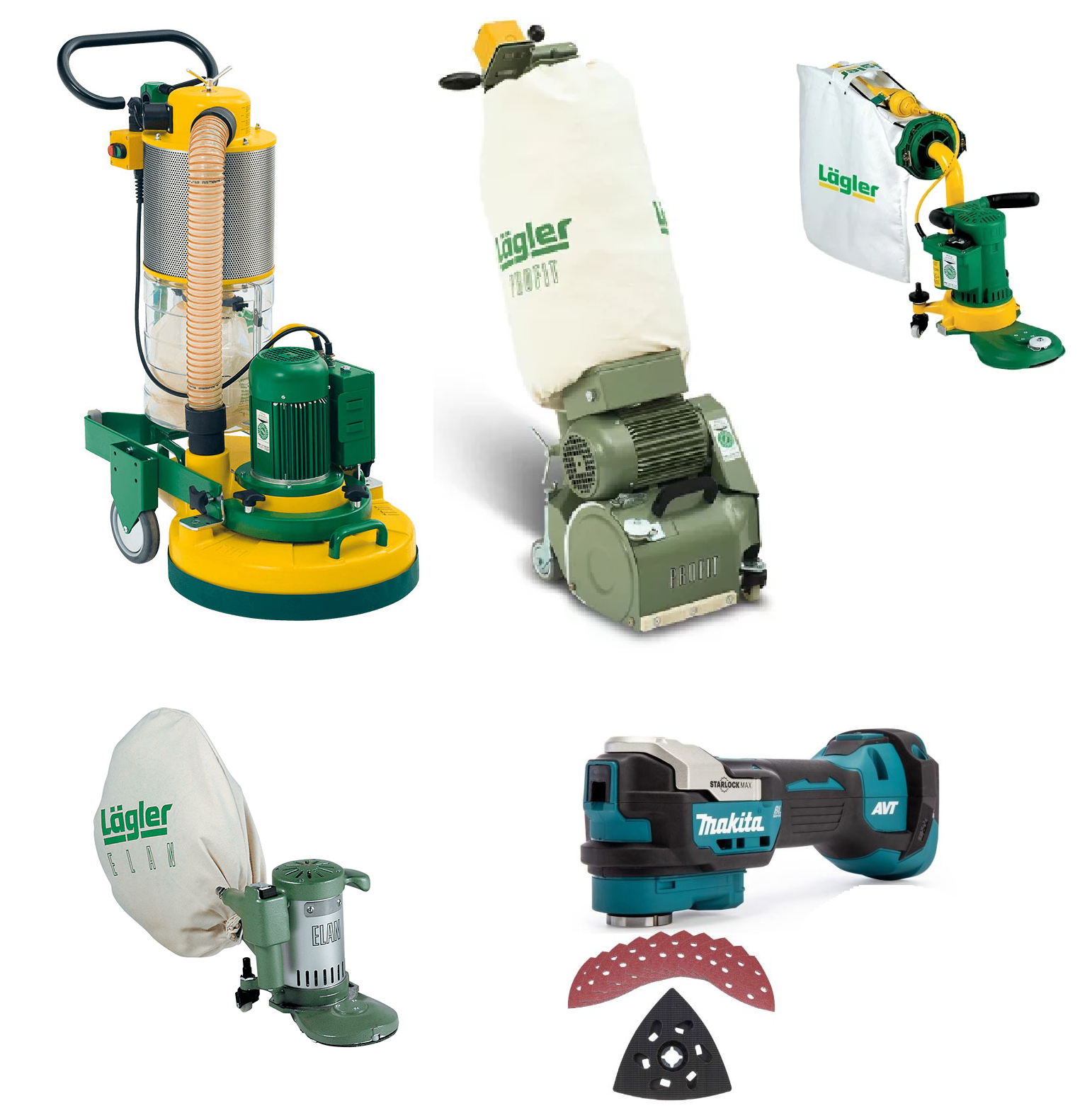 Lägler flip kantsliper for gulv