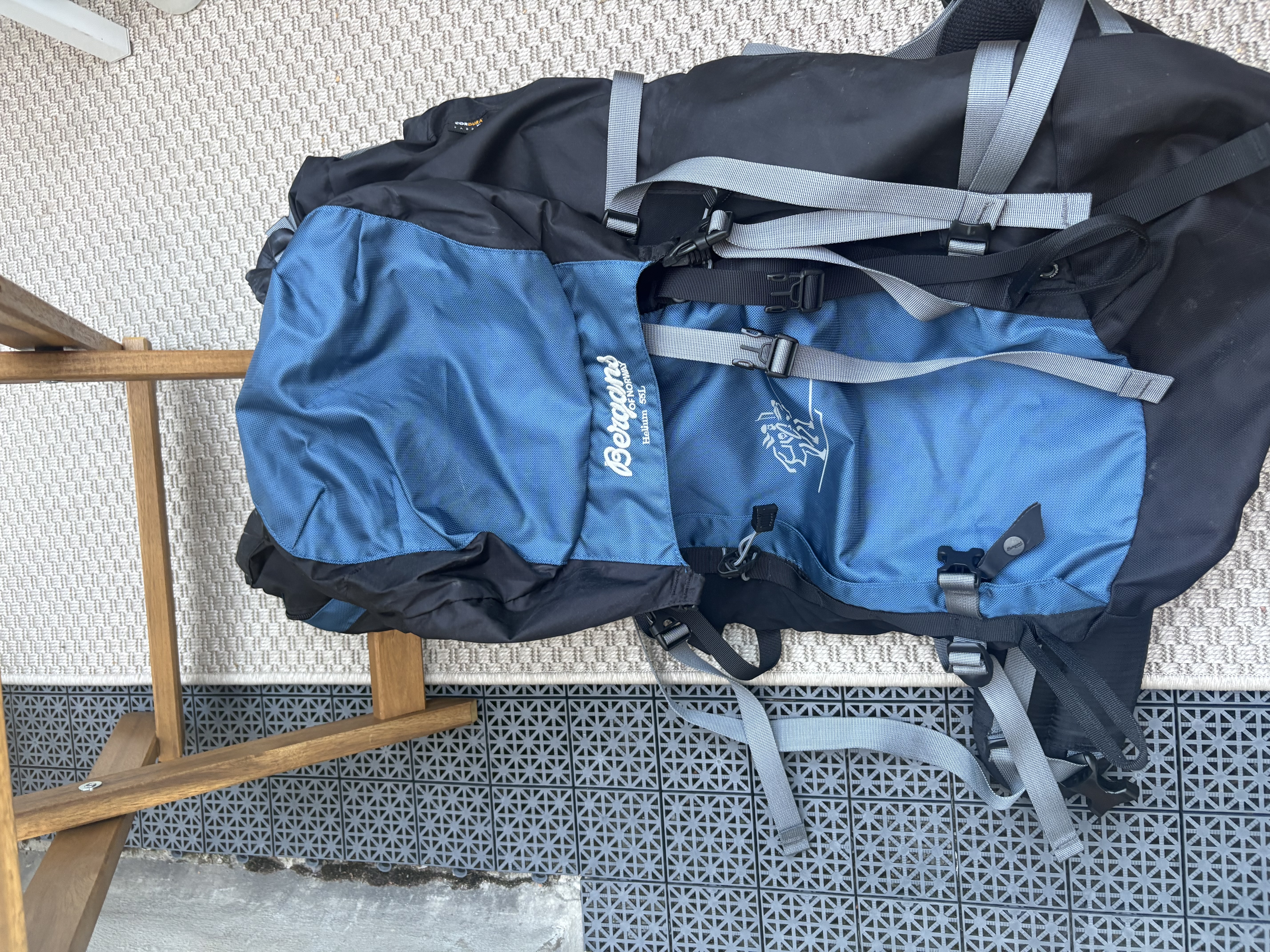 Bergans helium 55 l – lätt och bekväm vandringsryggsäck