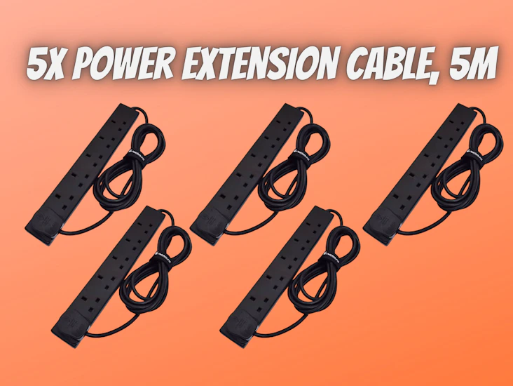 5x extension leads 5m