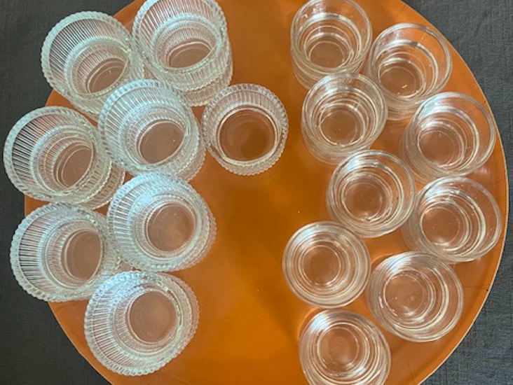 33 stycken ljuslyktor för värmeljus