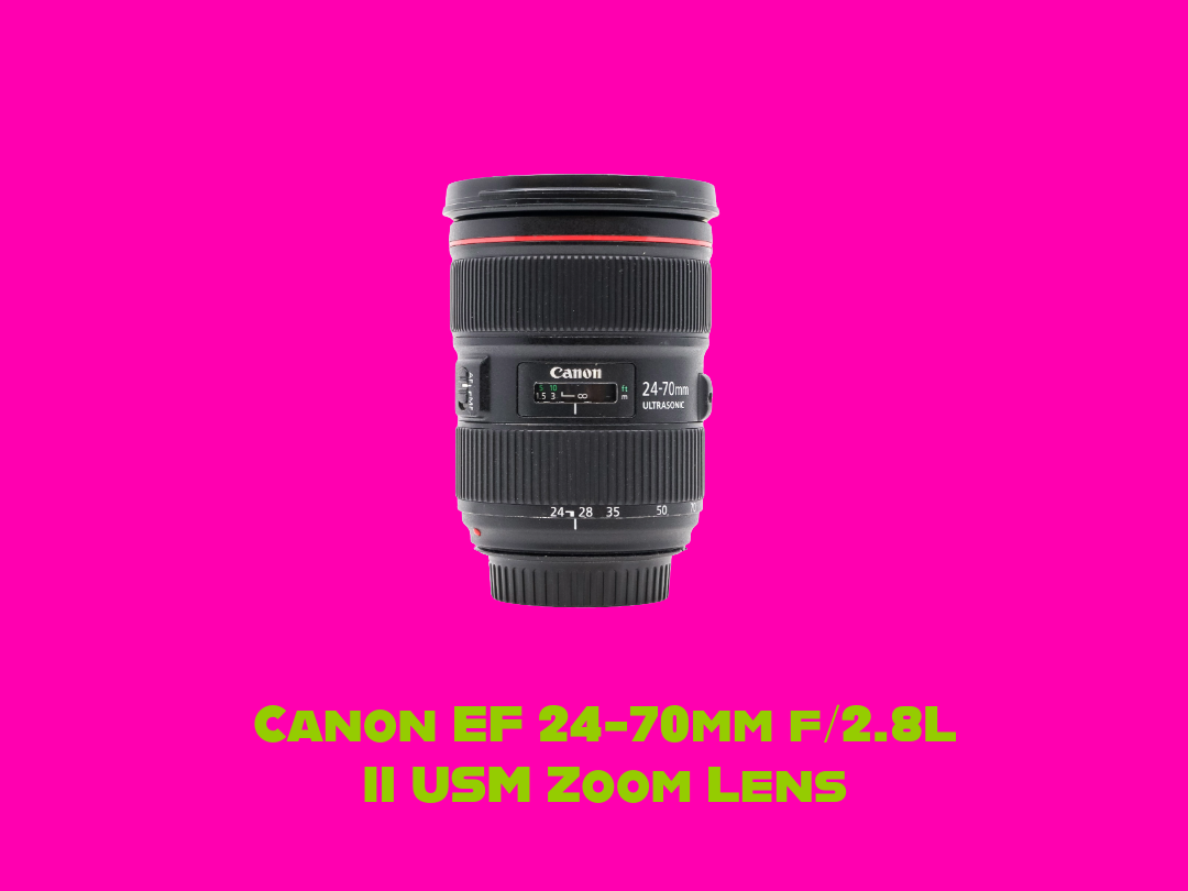 Canon ef 24-70mm f/2.8l ii usm zoom lens 