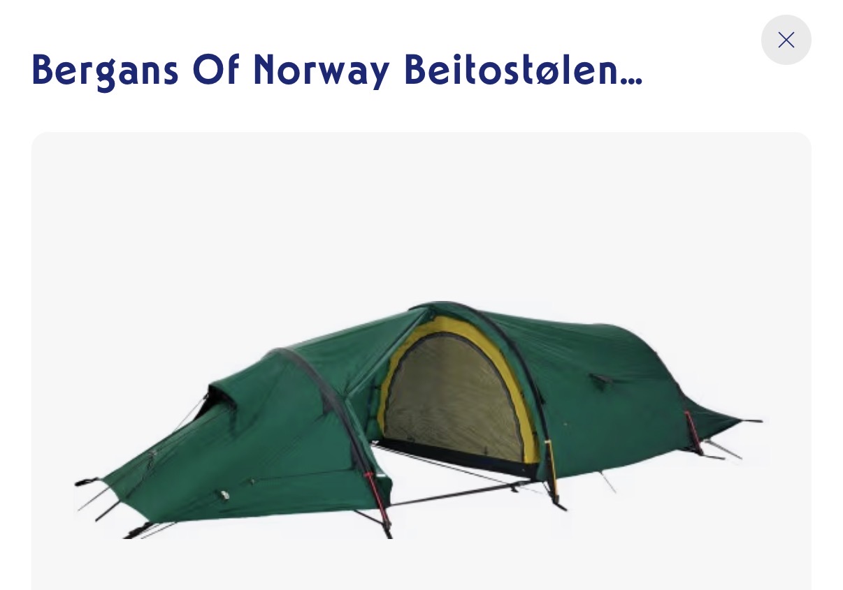 3-manns tunelltelt