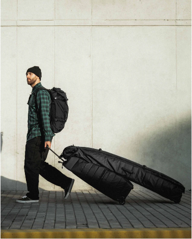 Suksipussi douchebags / db snow roller pro 127l