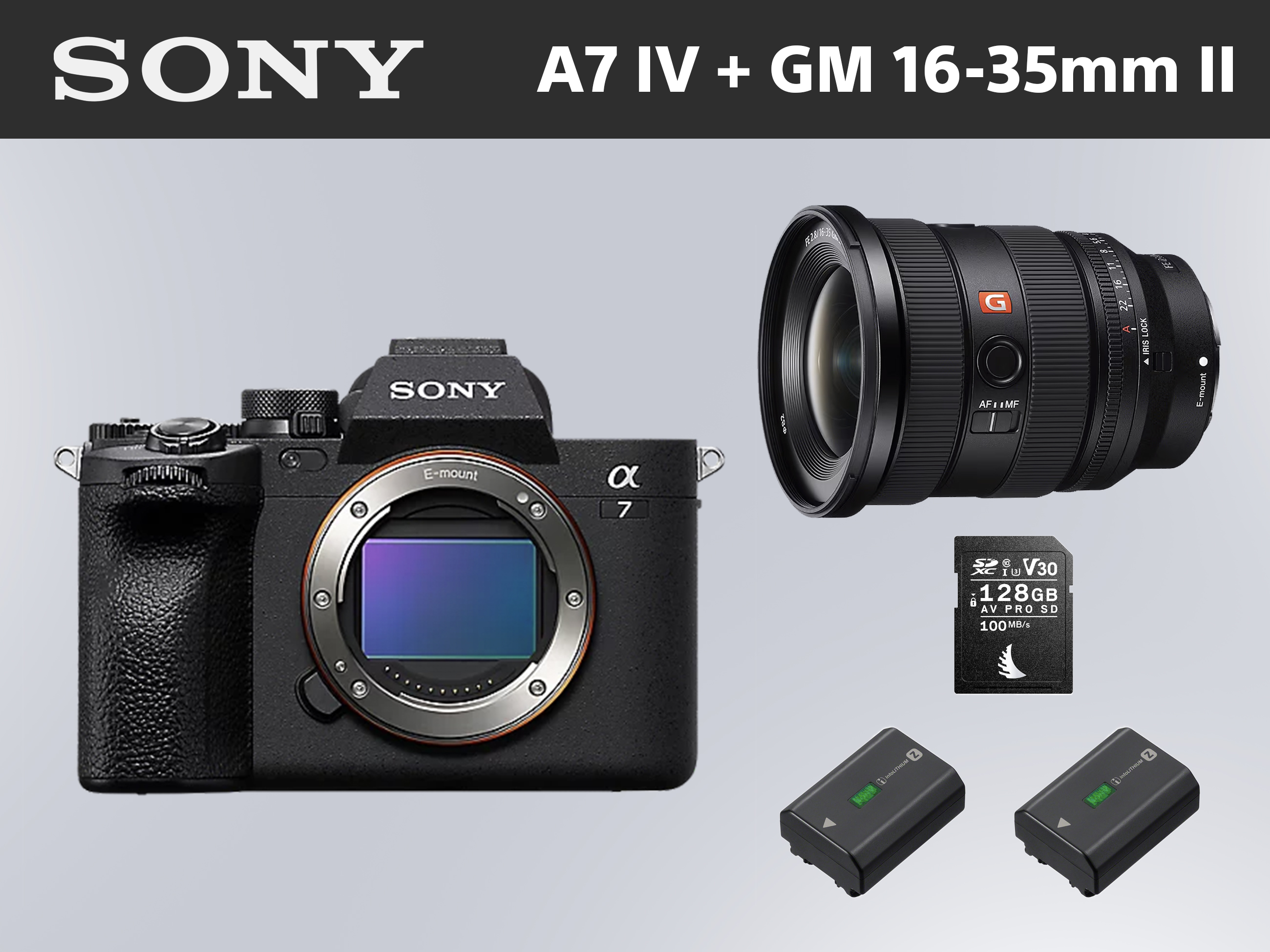 Sony a7iv + gm 16-35mm f2.8 bundle