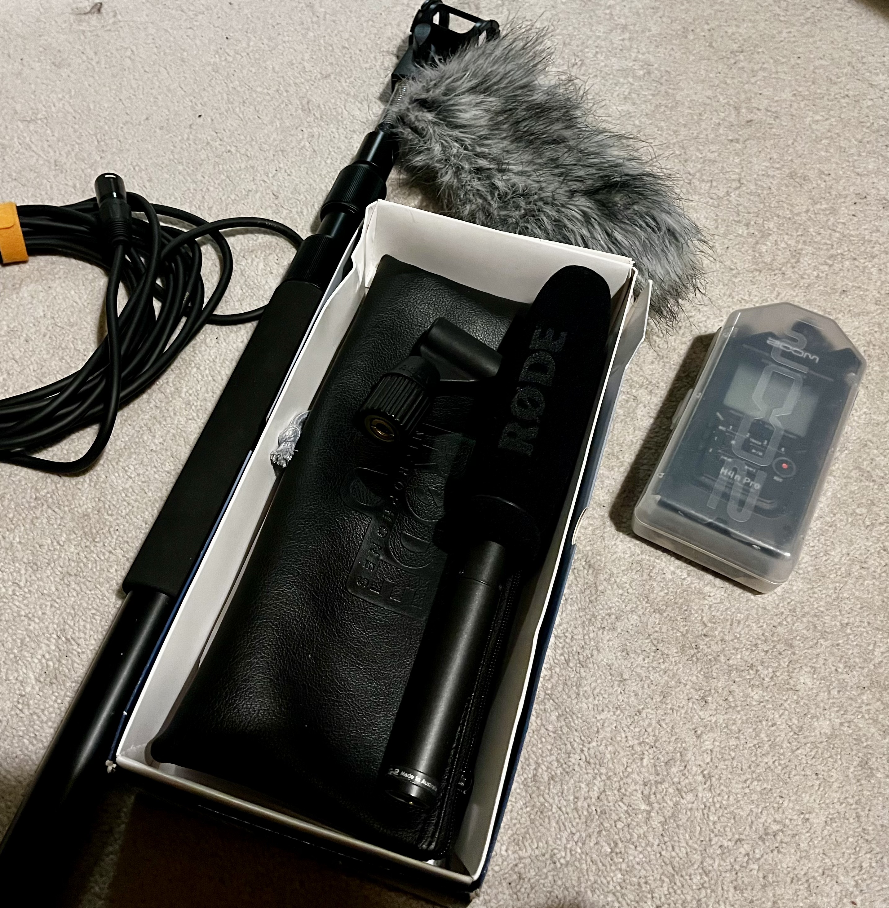 Indie film plug & play boom mic full kit bundle! ( just need headphones! ) 