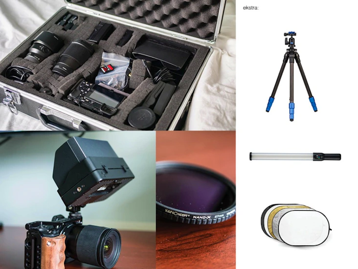 Sony a6500 m/30+16mm f1.4 + 85 f1.8 + mer