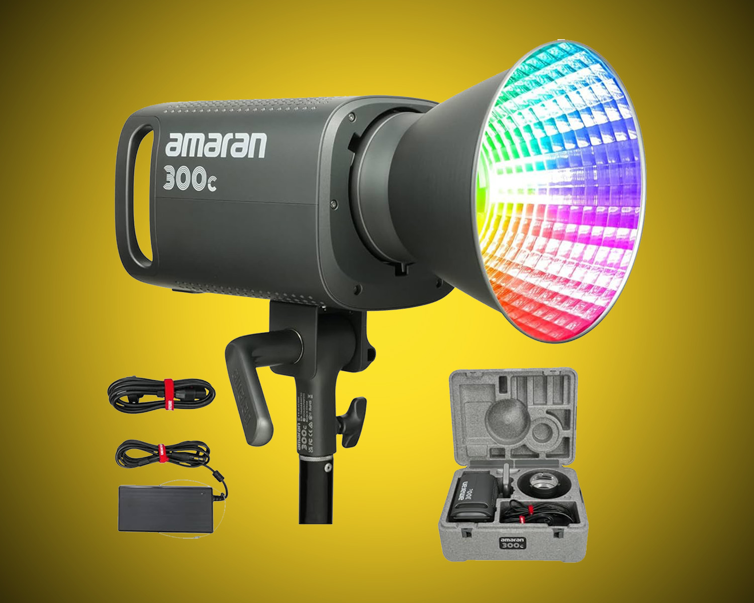Aputure amaran 300c rgbww full color led video light