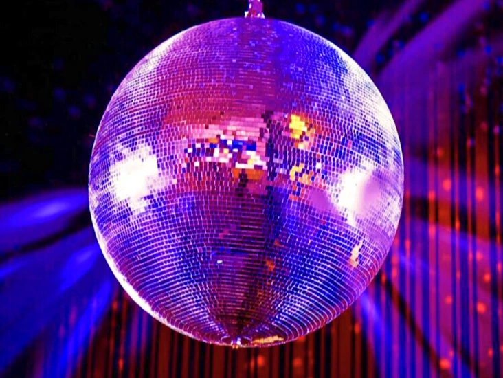 Spegelboll/ discokula med motor 50cm