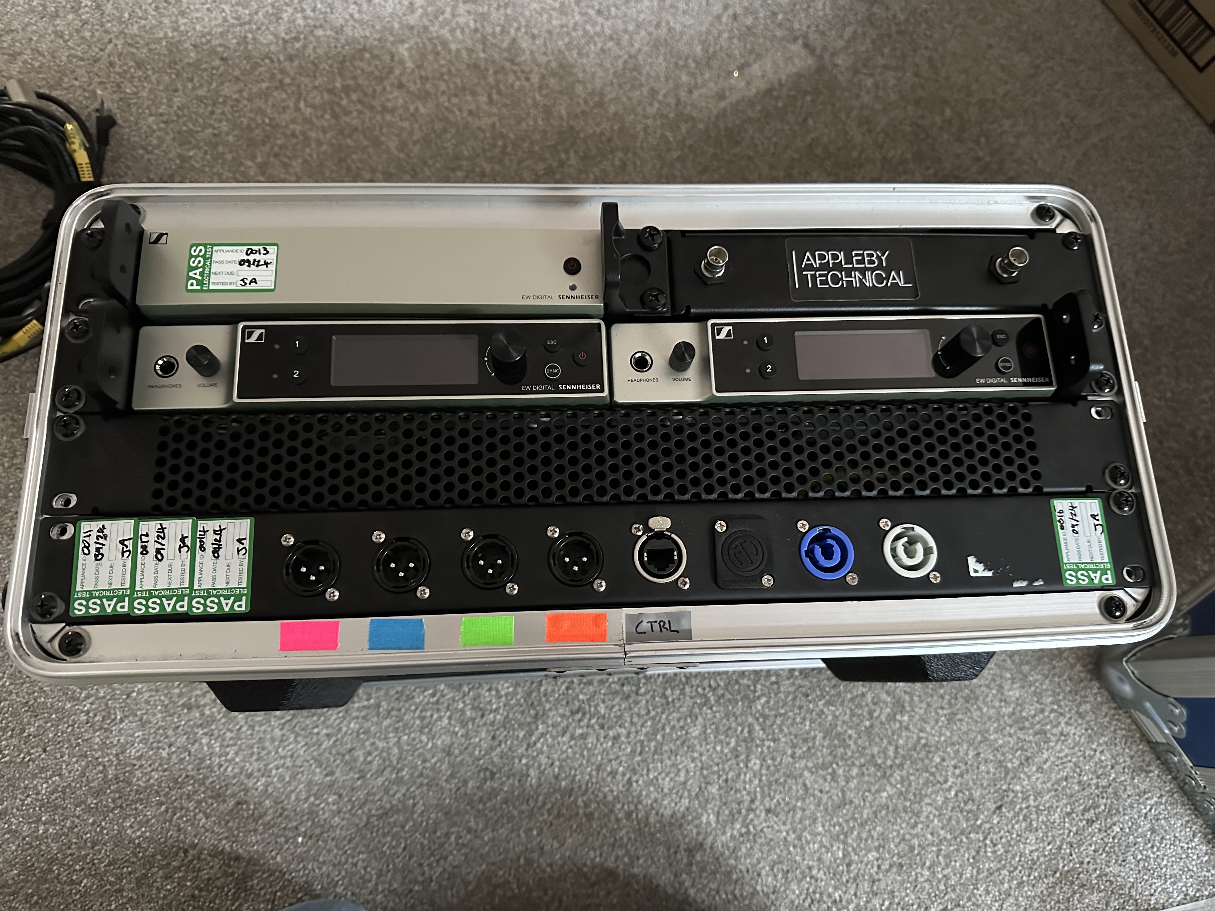 Sennheiser ew-dx wireless mic set