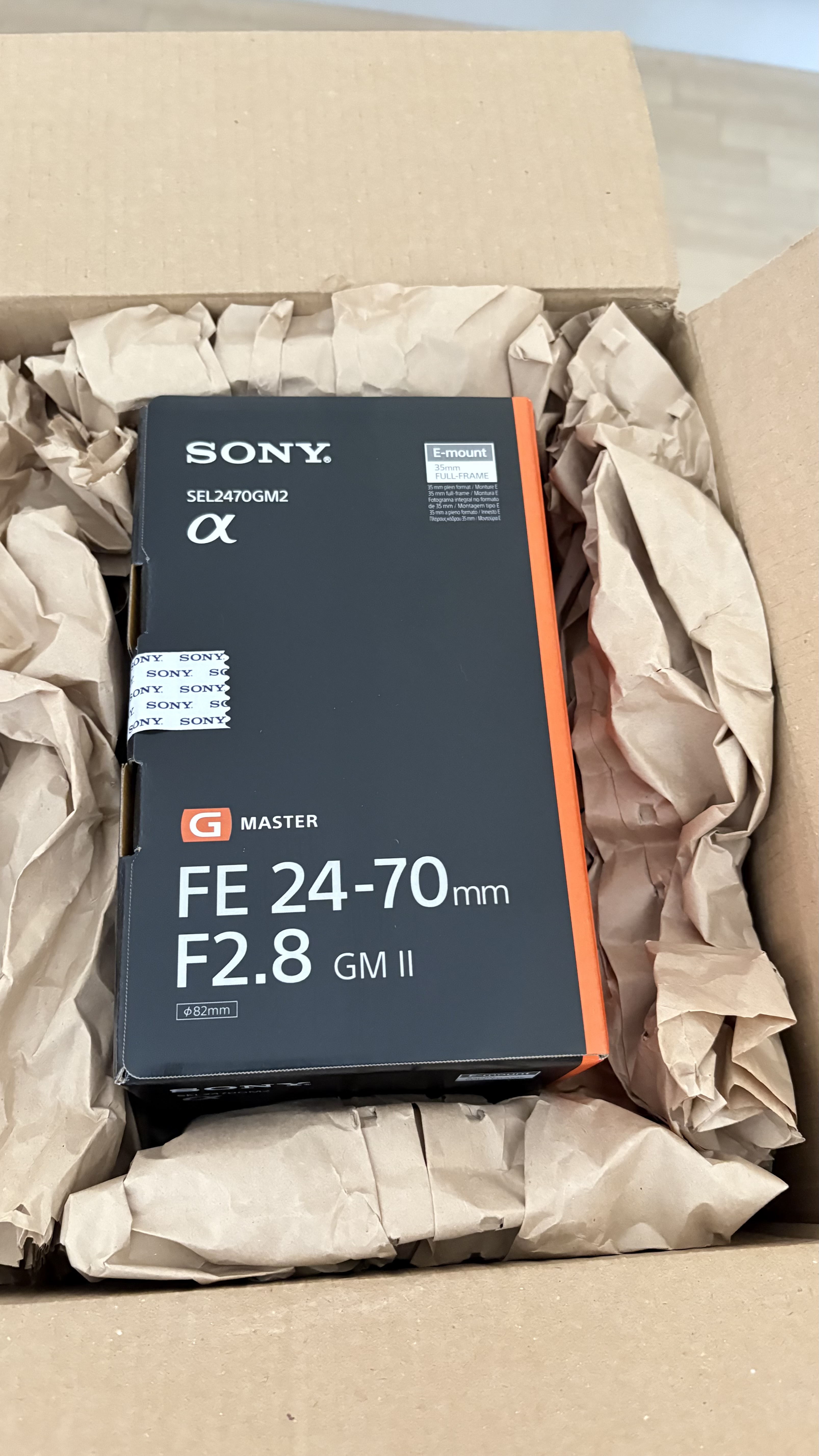 Sony 24-70 mm g master 2