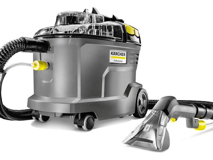 Kotiovelle toimitettuna tekstiilipesuri kärcher puzzi 8/1 39 eur