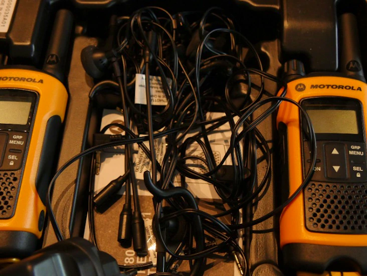 4 stk. walkie talkie motorola ca.10km