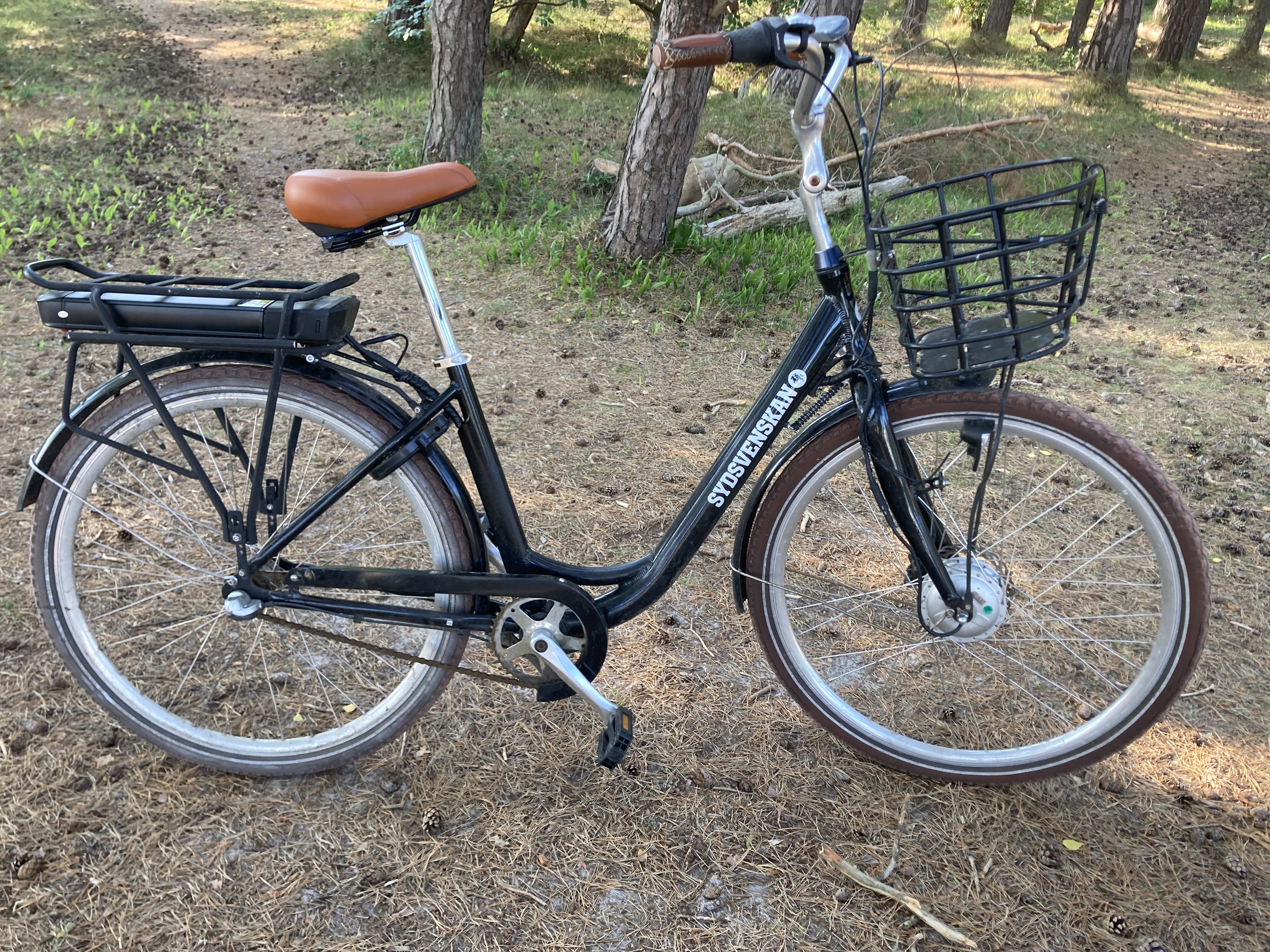 Elcykel damcykel räckvidd ca 4-5 mil
