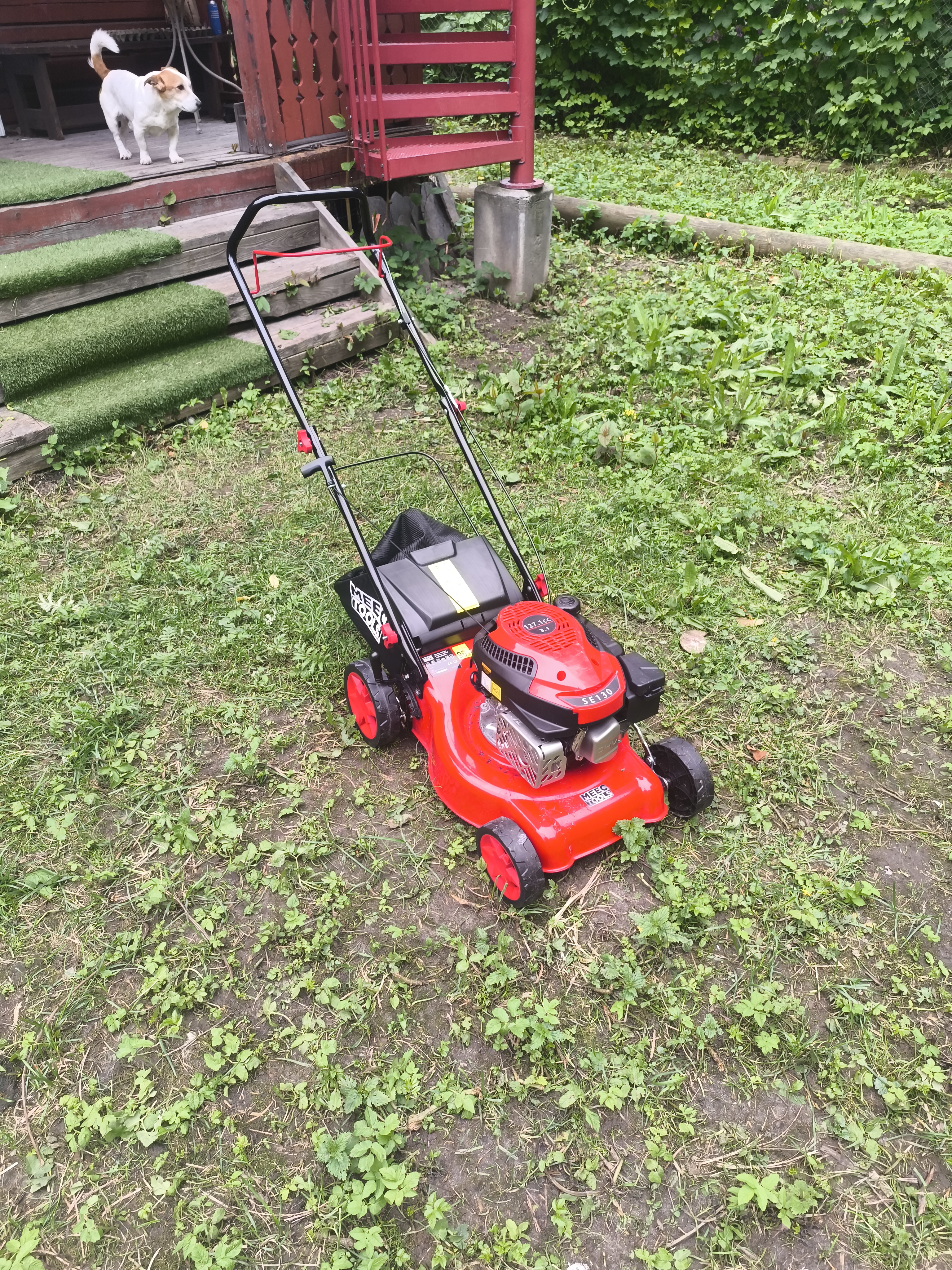 Bensindrevet gressklipper 