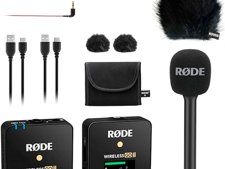 Rode wireless go ii wireless microphone transmitter and reciver