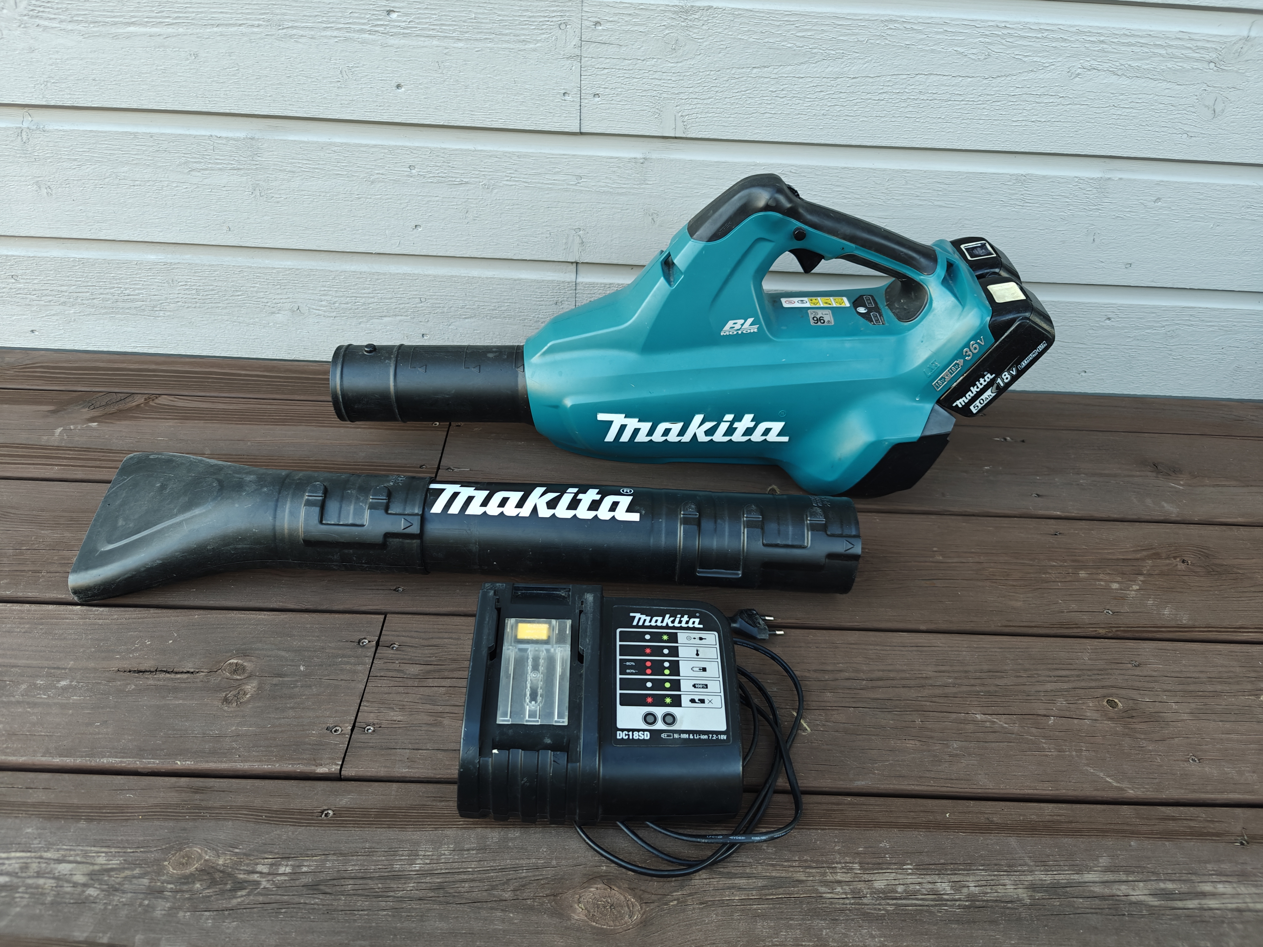 Makita dub362 – tehokas akkulehtipuhallin (36v)