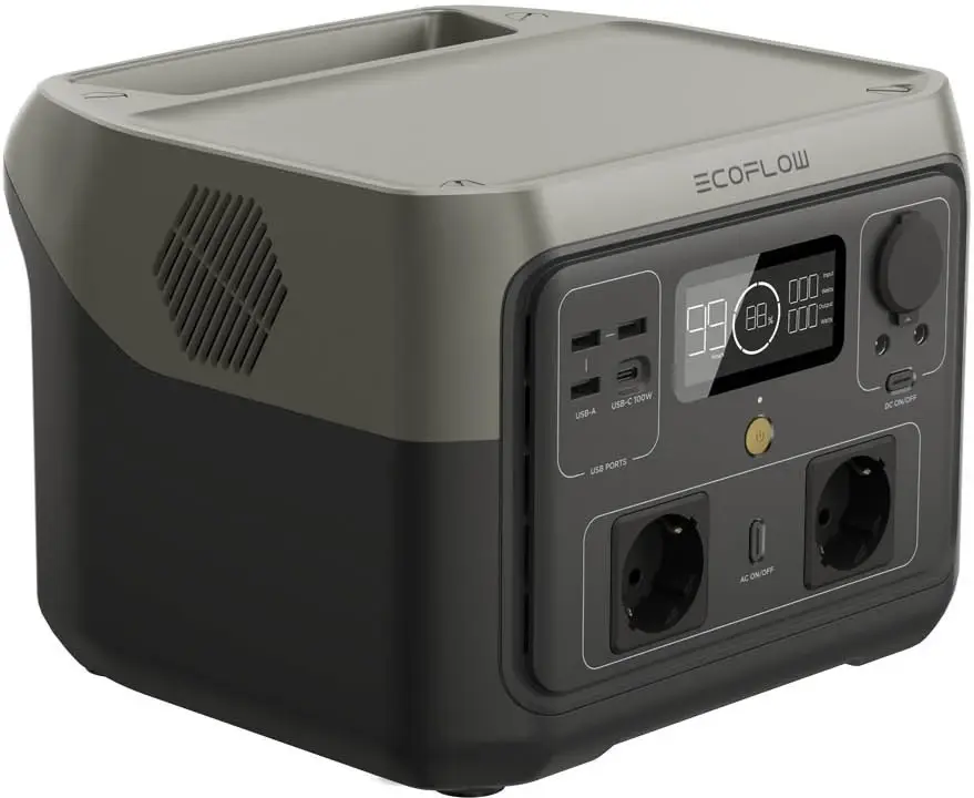 Ecoflow river 2 max | 512wh | portabel elstation för camping, event, fest mm.