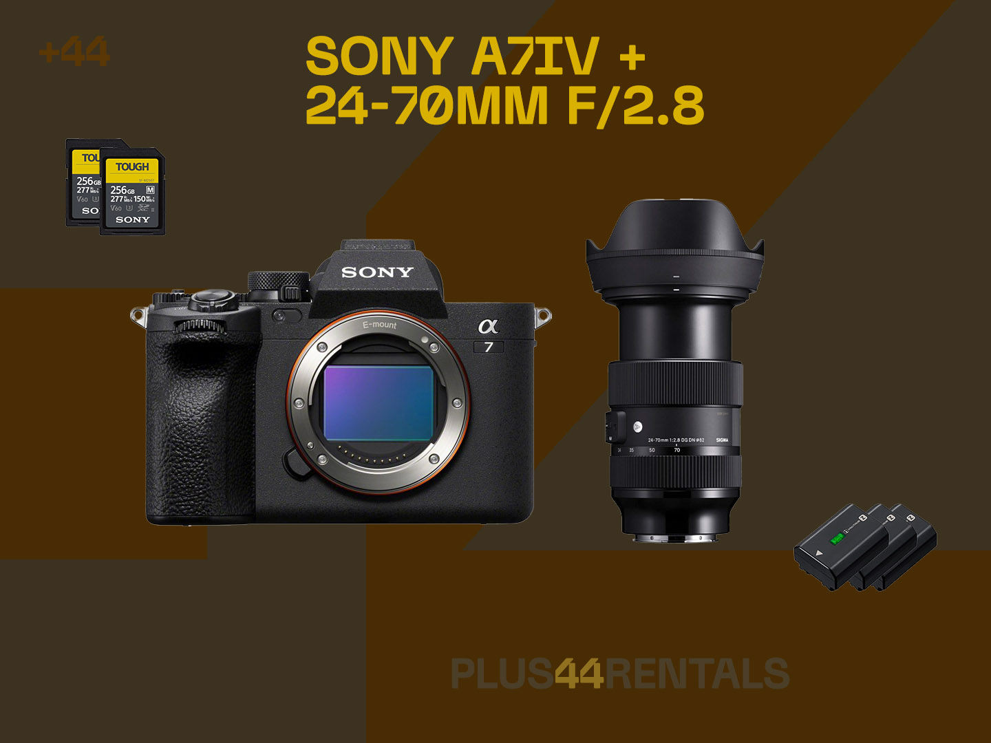 Sony a7 iv + 24–70mm f/2.8 | full-frame hybrid camera kit