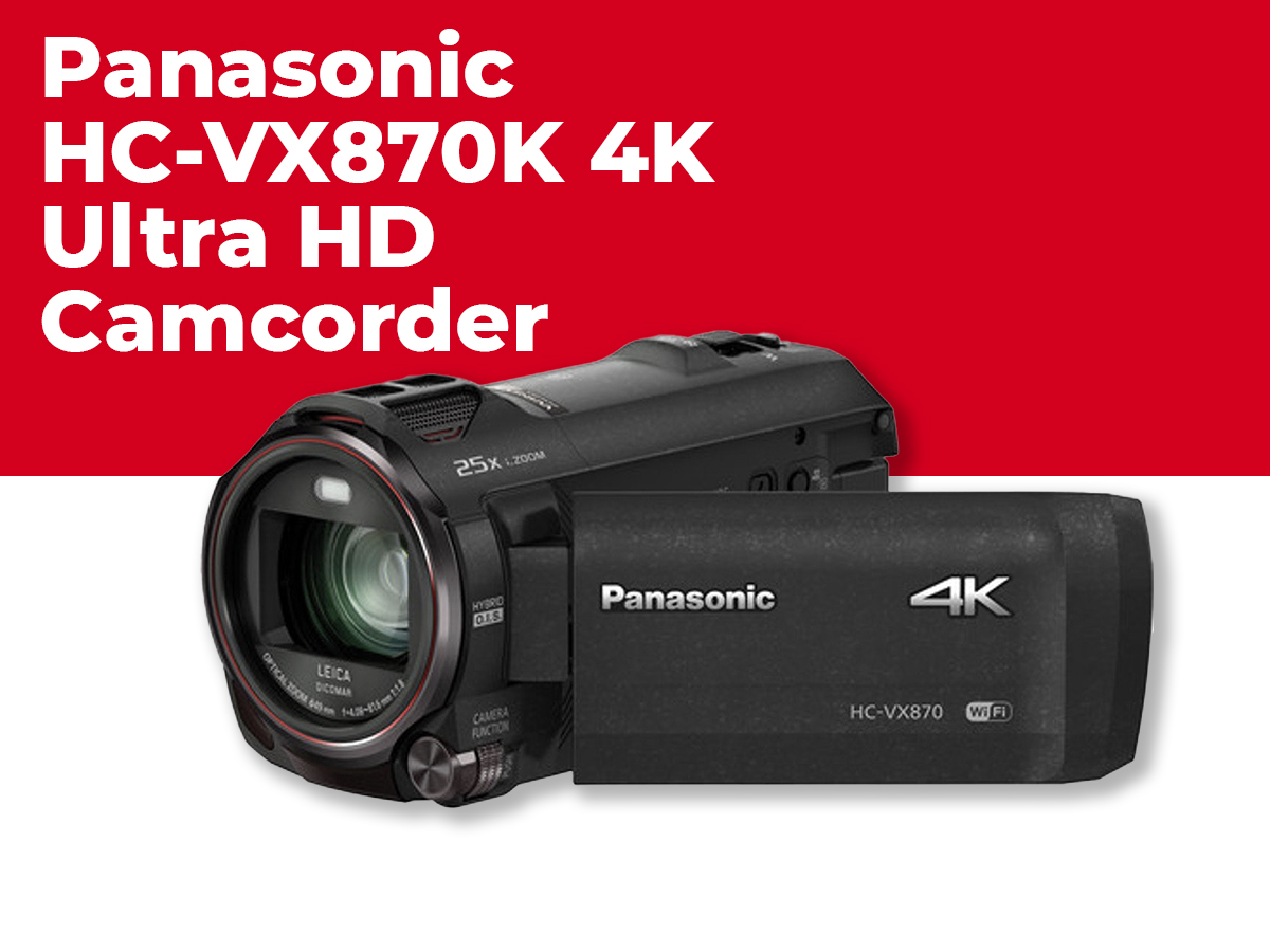 Panasonic hc-vx870k 4k ultra hd camcorder