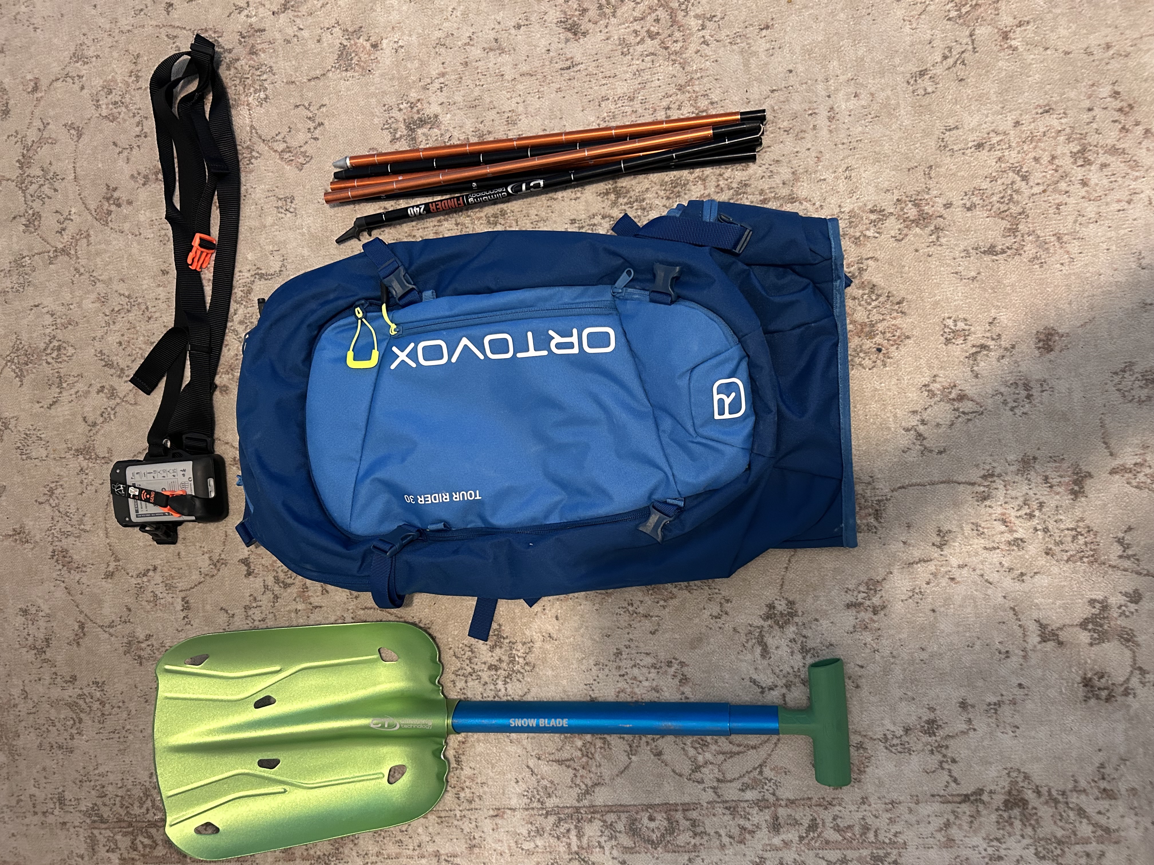 Lumivyörypaketti mammut barryvox-piipparilla