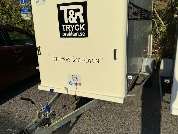 Flyttsläp stor 11,5m3