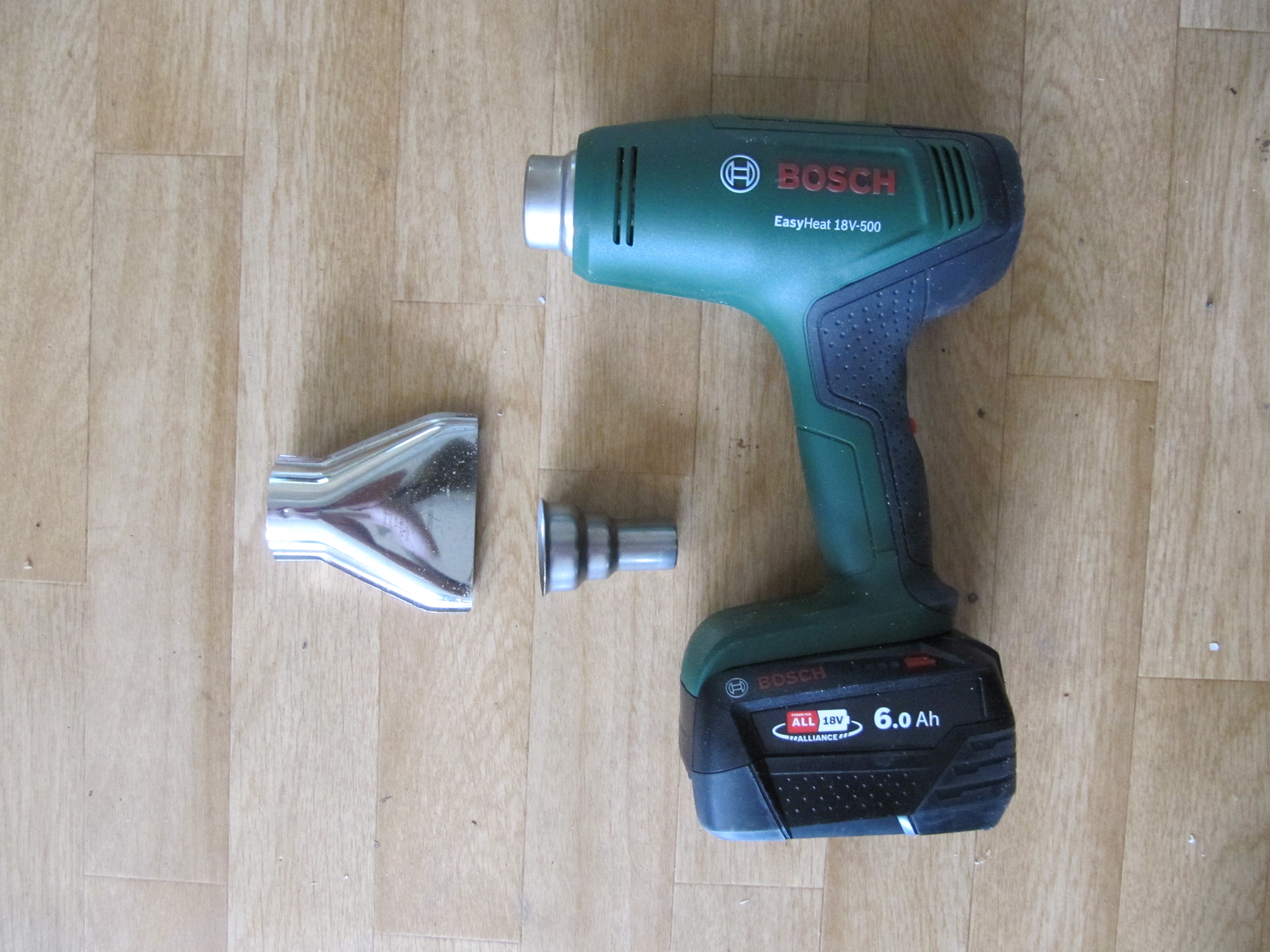 Bosch easyheat 18v-500 solo akkukuumailmapuhallin