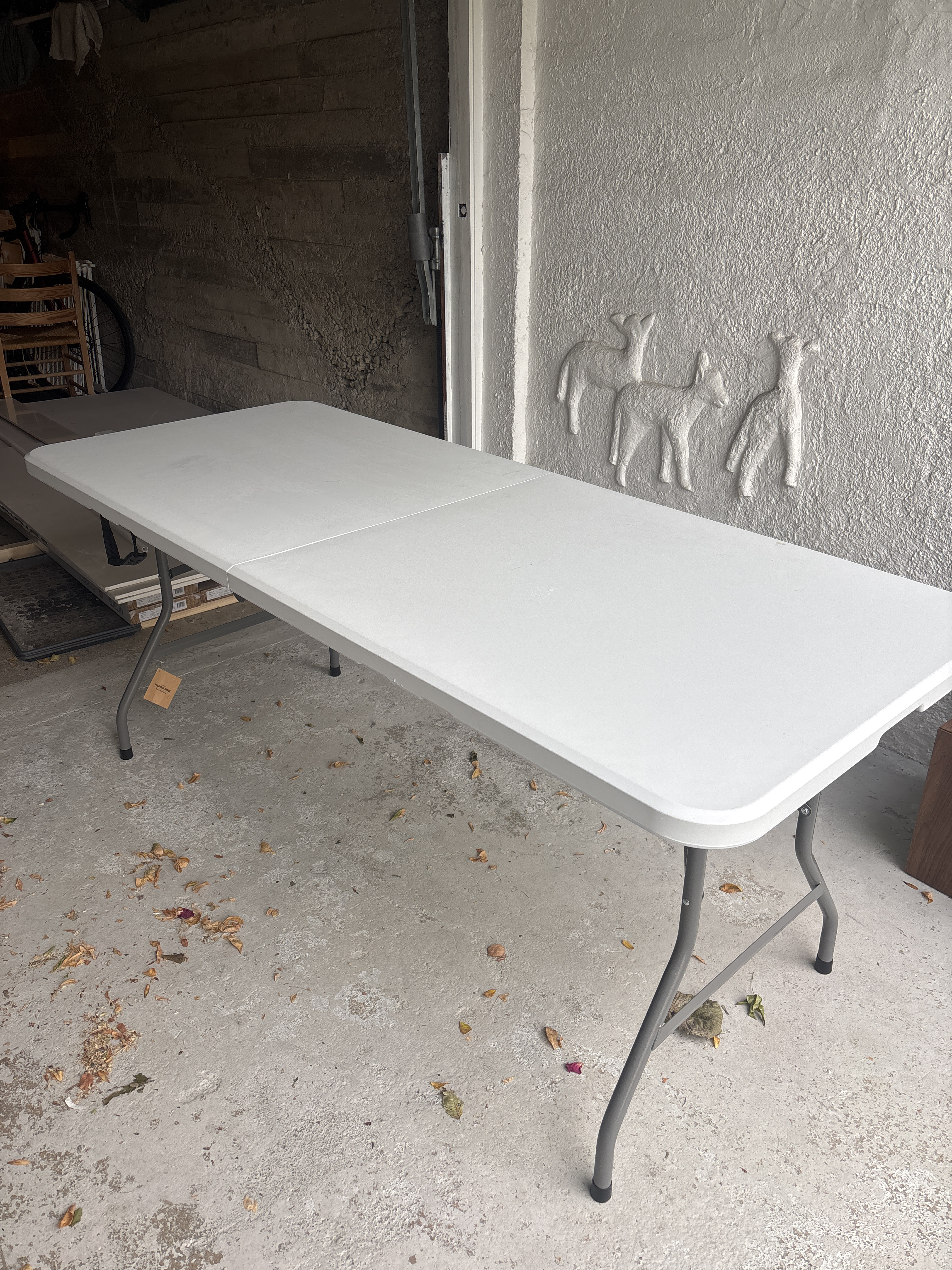 4 stk klappbord + ev. stoler