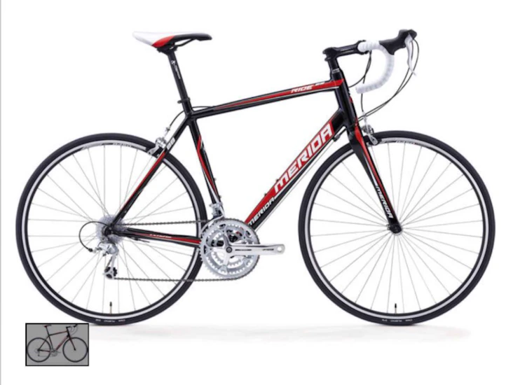 Landeveissykkel merida ride