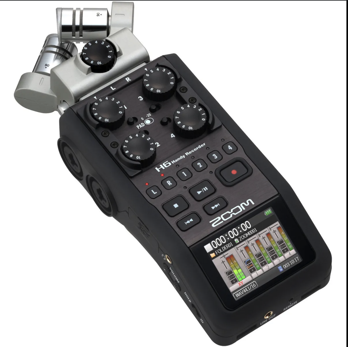 Zoom h6 – en kraftig og fleksibel lydopptaker