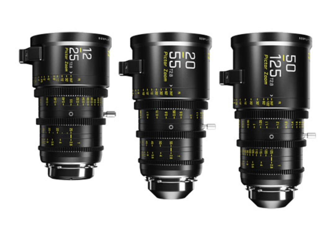 Dzo pictor 3 lens kit f2.8 cine zoom pl/ef