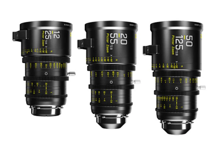 Dzo pictor 3 lens kit f2.8 cine zoom pl/ef