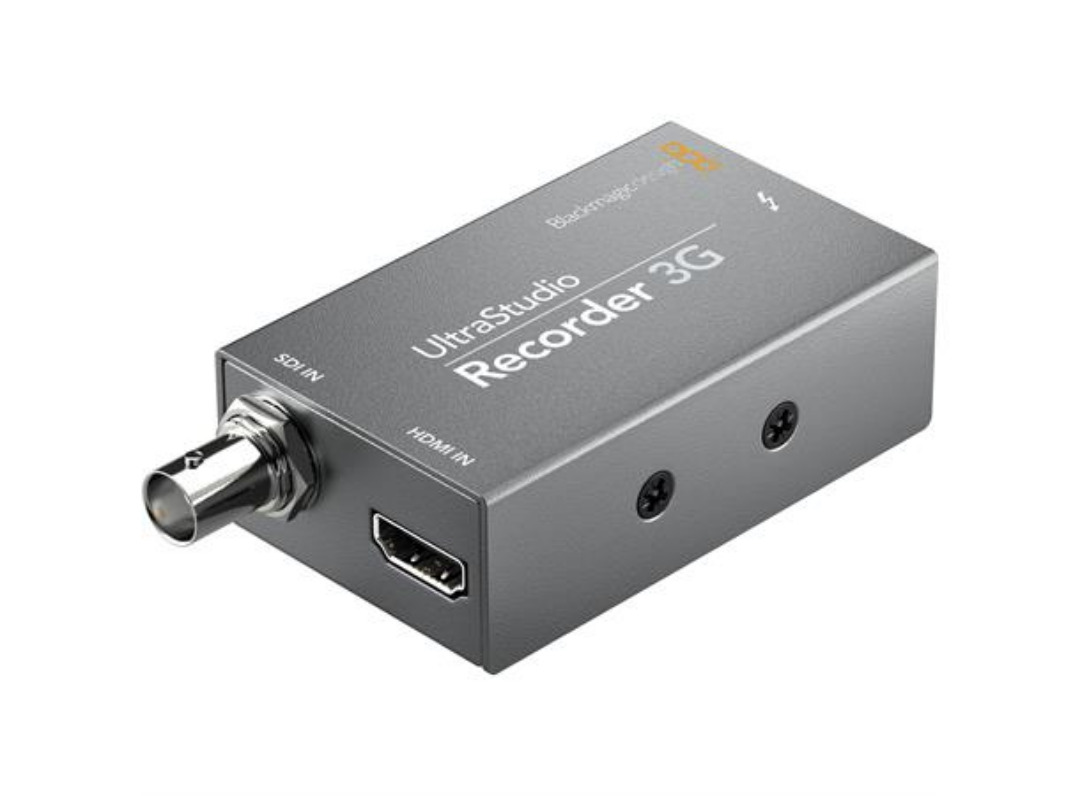 Blackmagic ultrastudio recorder, thunderbolt3