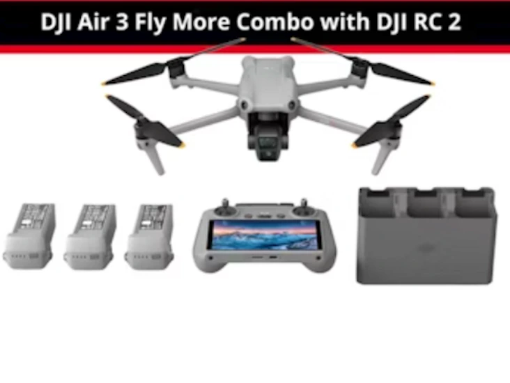 Dji air 3 fly more combo with dji rc 2