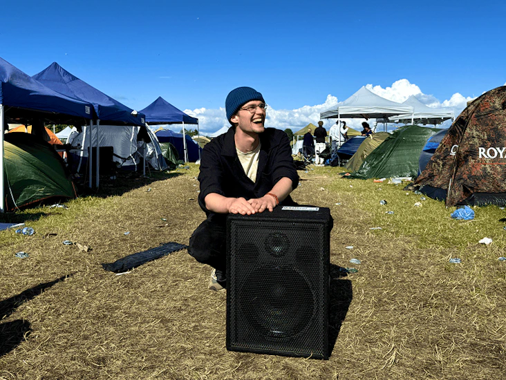 Udlejes - soundboks højtaler til roskilde festival