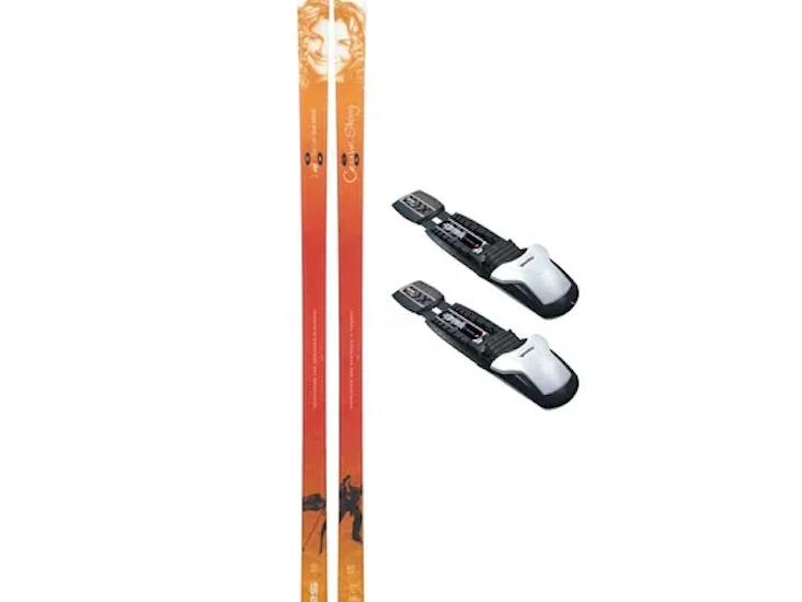 Åsnes cecilie bc smørefri ski 175 cm fjellskipakke med sko og staver