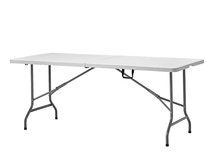 Hopfällbart bord vit