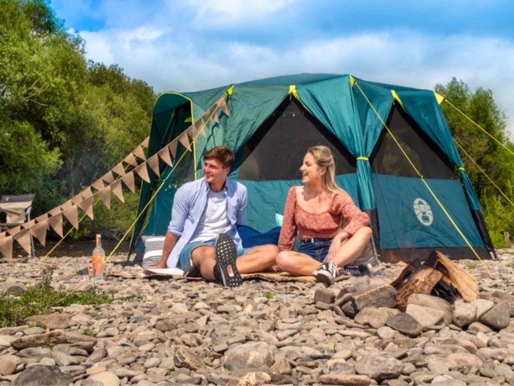 Roadtrip telt - coleman octagon 8 blackout