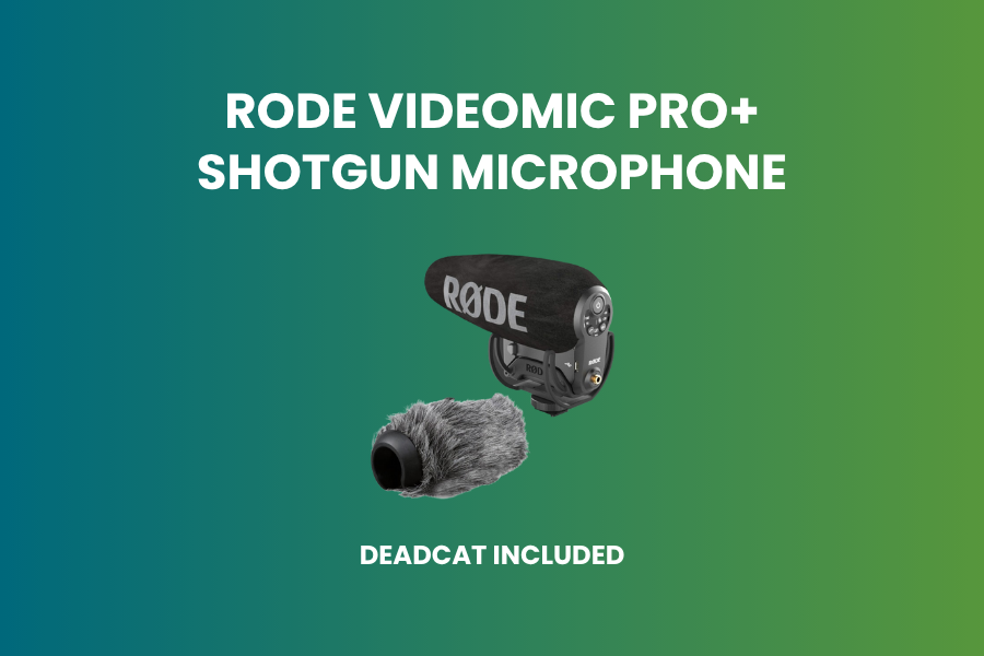 Rode videomic pro+ shotgun microphone
