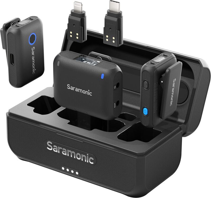 Saramonic blink 500 b2+ (tx+tx+rx) wireless system