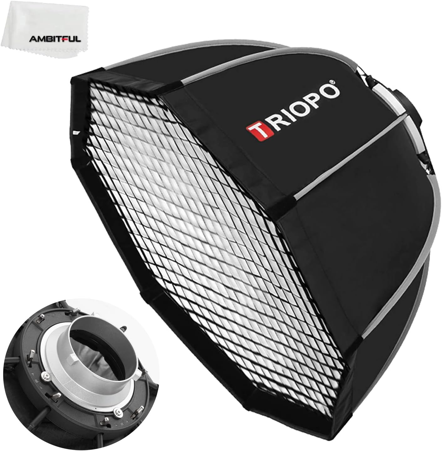 Triopo 120cm foldable octagon softbox bowens mount