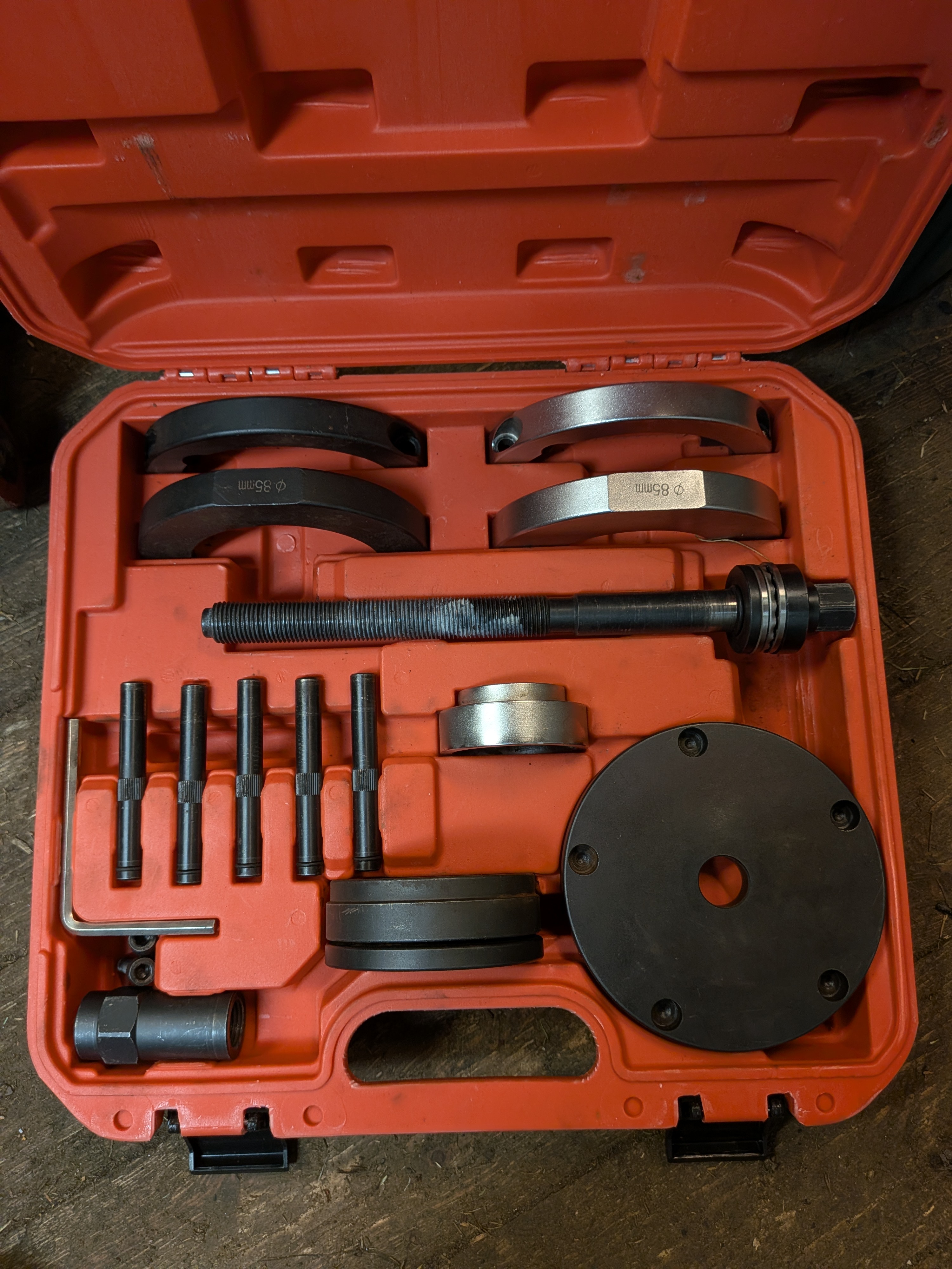 Avtrekker for hjullager vw t5 og t6