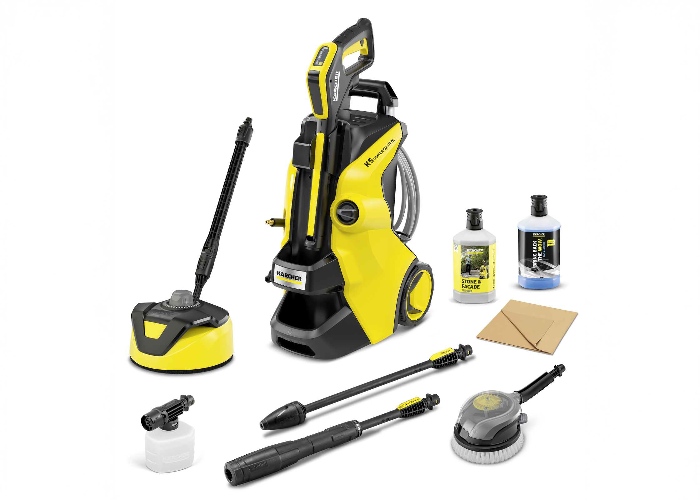 Karcher k5 power control flex pressure washer with eco!booster jet 145 